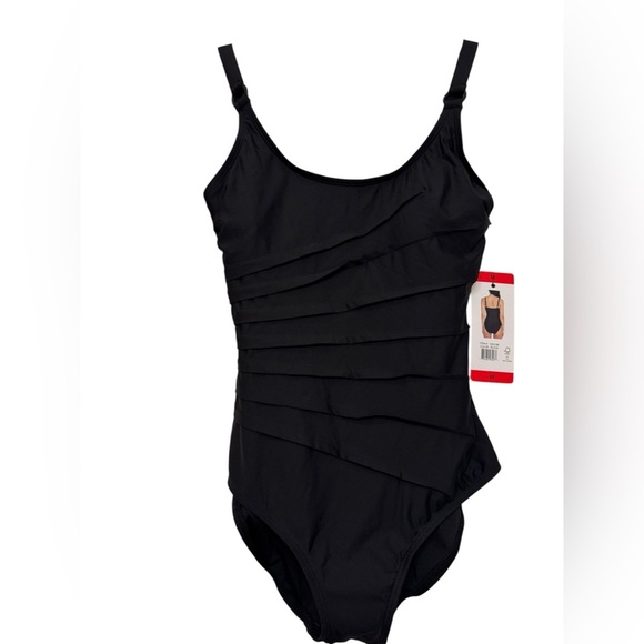 DKNY One Piece Starburst Swimsuit - Picture 7 of 13